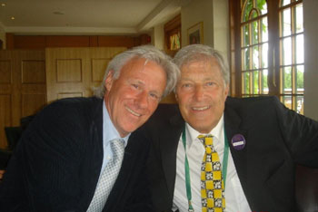 Björn Borg with Jan Kodeš, Wimbledon 2010